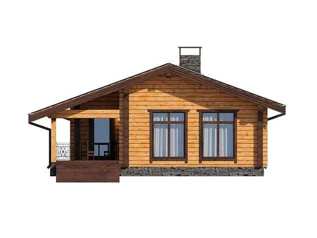 Проект дома из клеенного бруса 5105