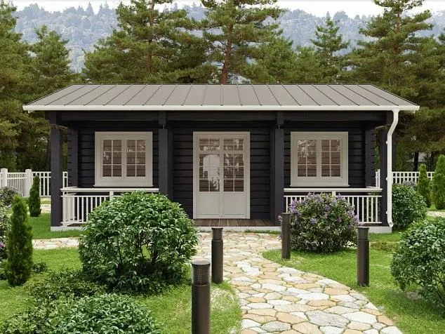 Проект дома из клеенного бруса ЛайтХаус 4