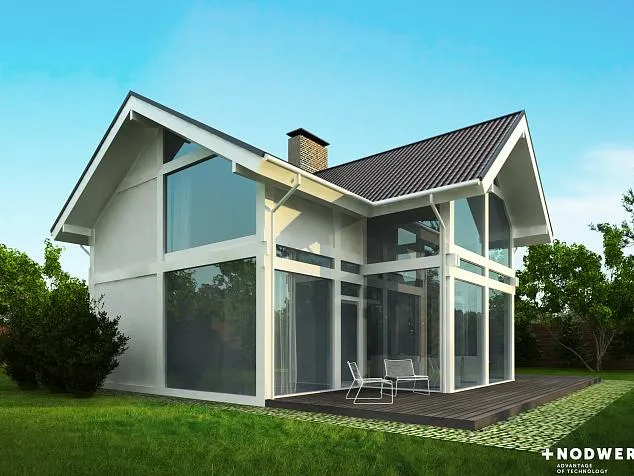 Проект фахверкового дома 5333