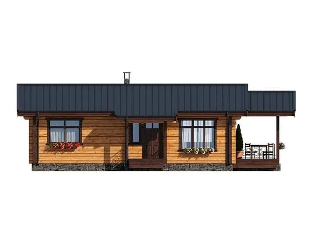 Проект дома из клеенного бруса 5293