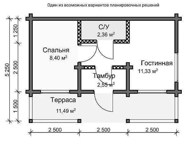 Проект дома из клеенного бруса ЛайтХаус 4
