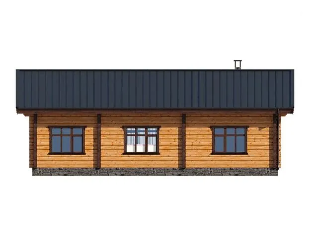 Проект дома из клеенного бруса 60-815