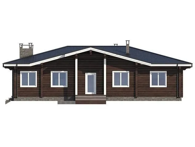 Проект дома из клеенного бруса 4839