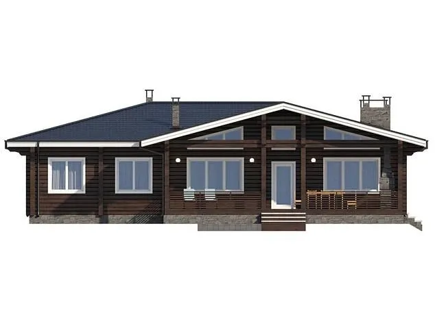 Проект дома из клеенного бруса 4839