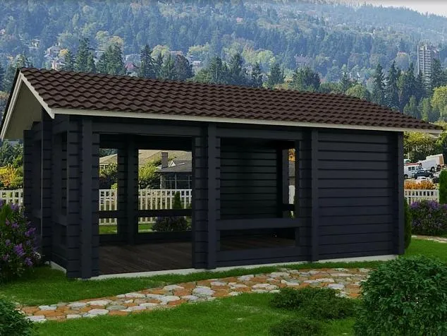 Проект дома из клеенного бруса ЛайтХаус 9