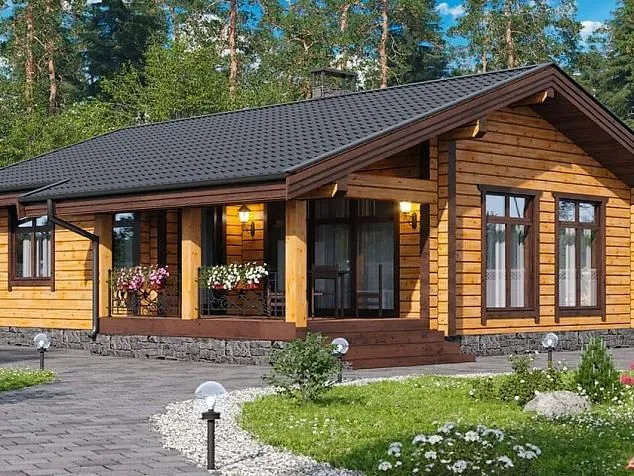 Проект дома из клеенного бруса 5105