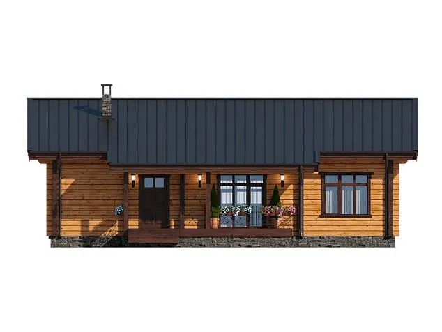 Проект дома из клеенного бруса 60-815