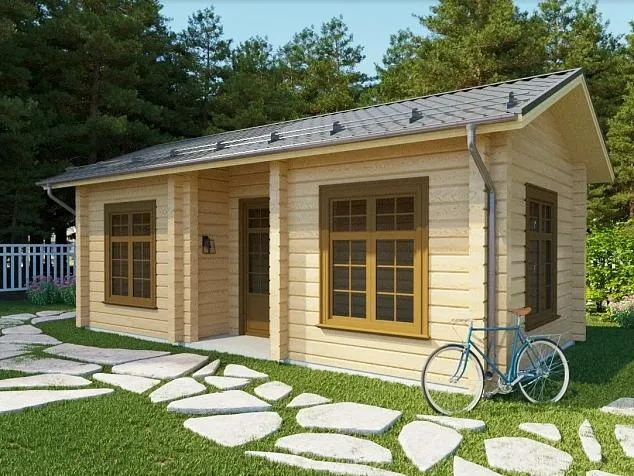 Проект дома из клеенного бруса ЛайтХаус 3