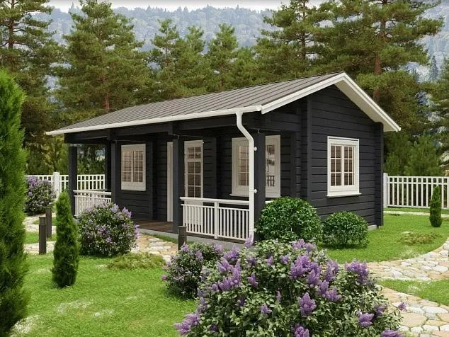 Проект дома из клеенного бруса ЛайтХаус 4