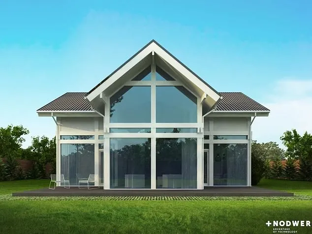 Проект фахверкового дома 5333