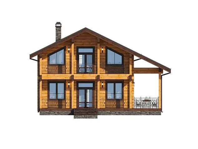 Проект дома из клеенного бруса 5106